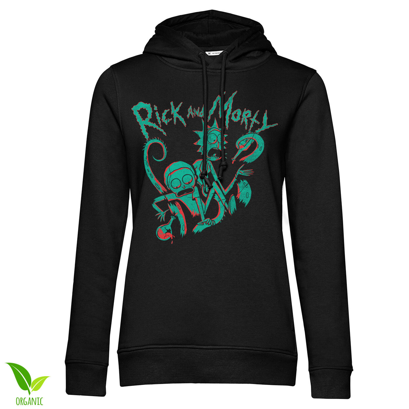 Rick And Morty Duotone Girls Hoodie