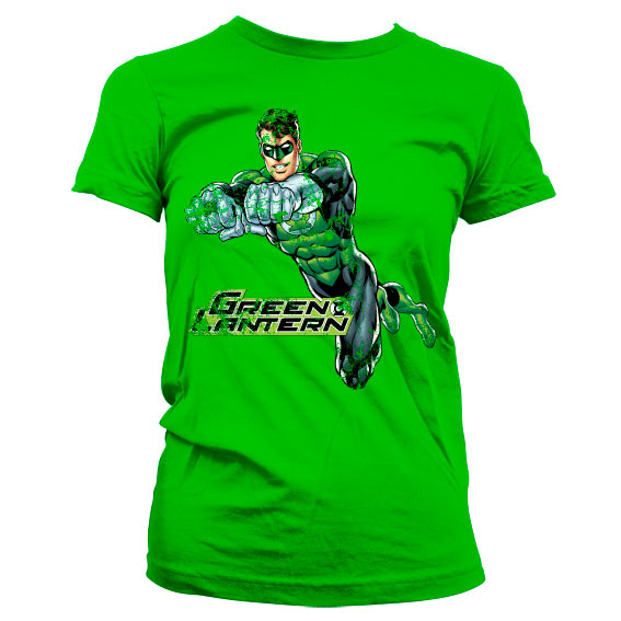 Green Lantern Distressed Girly Tee